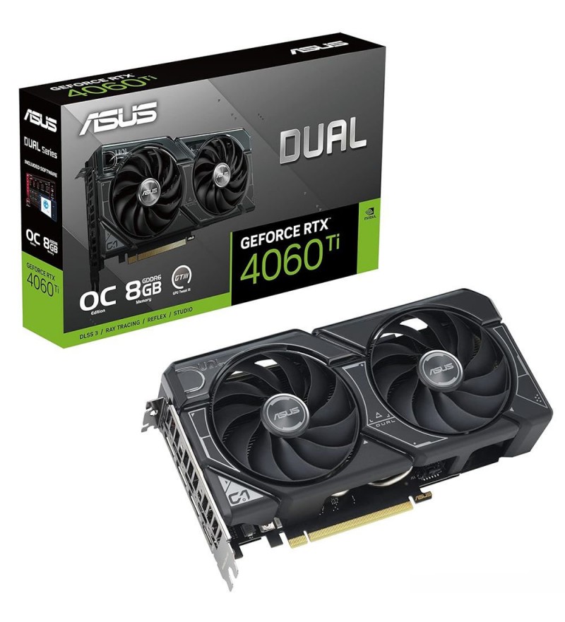 Placa de Video Asus Dual Geforce RTX 4060Ti OC 8GB GDDR6