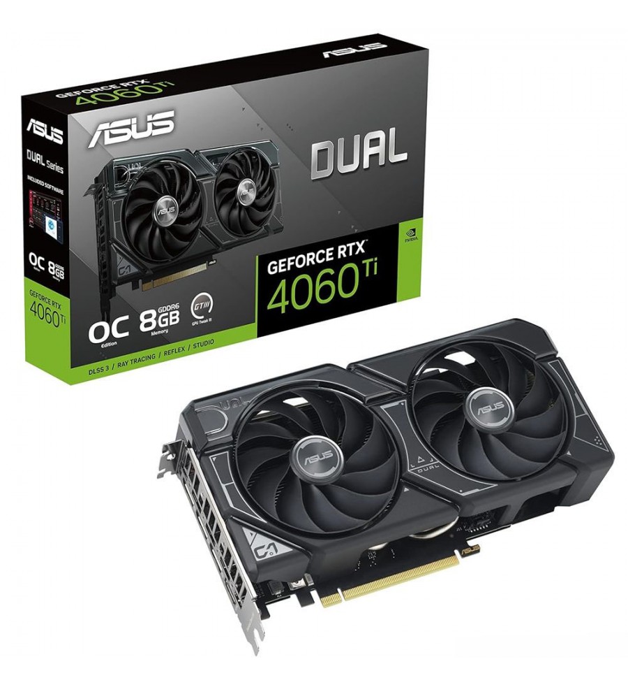 Placa de Video Asus Dual Geforce RTX 4060Ti OC 8GB GDDR6