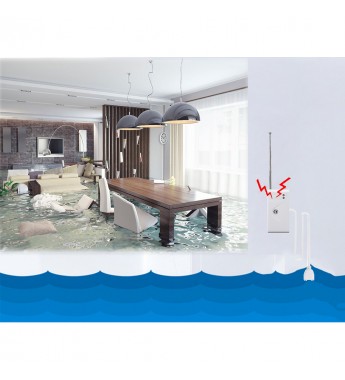 Sensor de Fugas de Agua Eachen RF-WT RF8600008 433MHz/Wi-Fi - Blanco