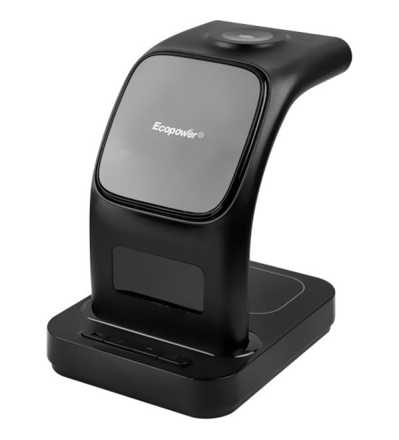 Cargador Ecopower EP-C836 5 en 1 Inalambrico 15W - Black