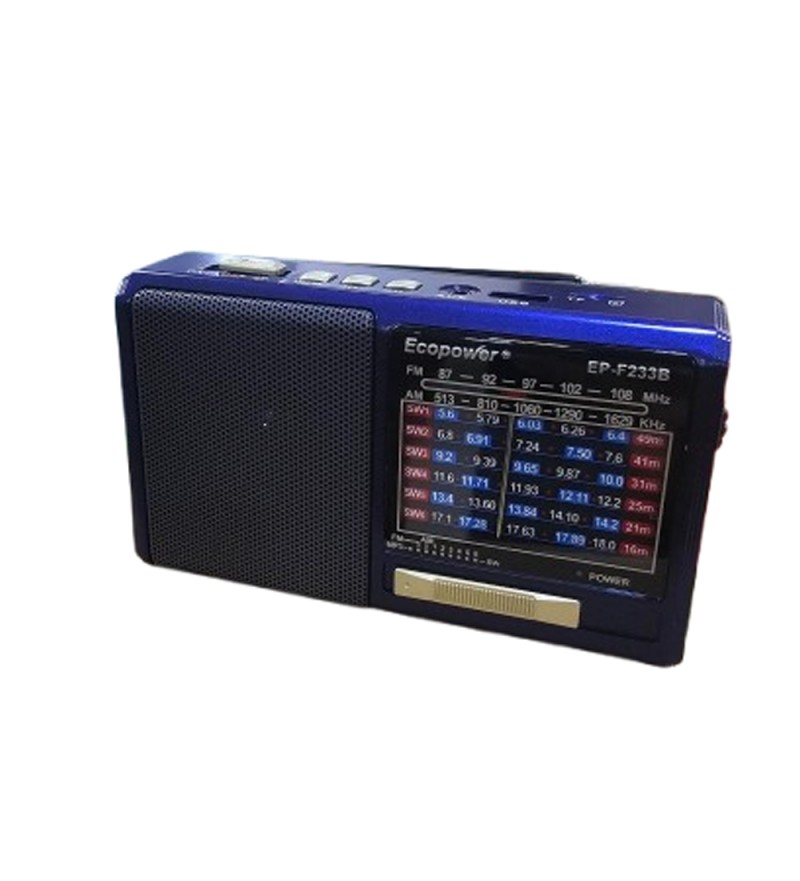 Radio Ecopower EP F233B BT/USB/SD/FM/AM-Azul