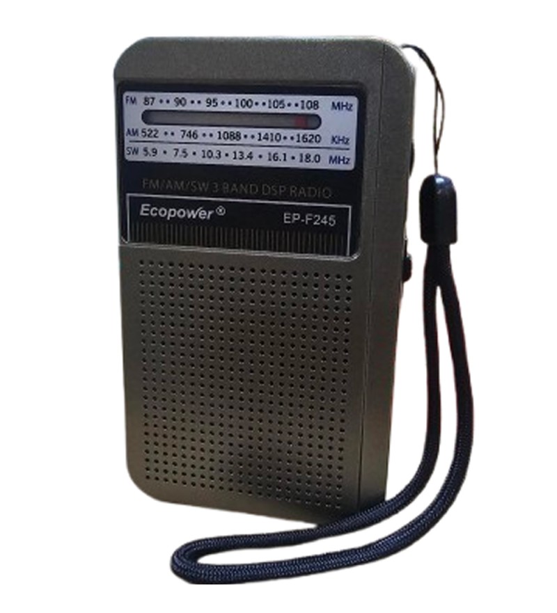 Radio Ecopower EP 245 USB/FM/AM- Gris 