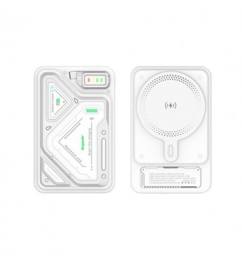 Cargador Wireless Ecopower EP C527 Magnetic 12000Mah 22.5W- Blanco