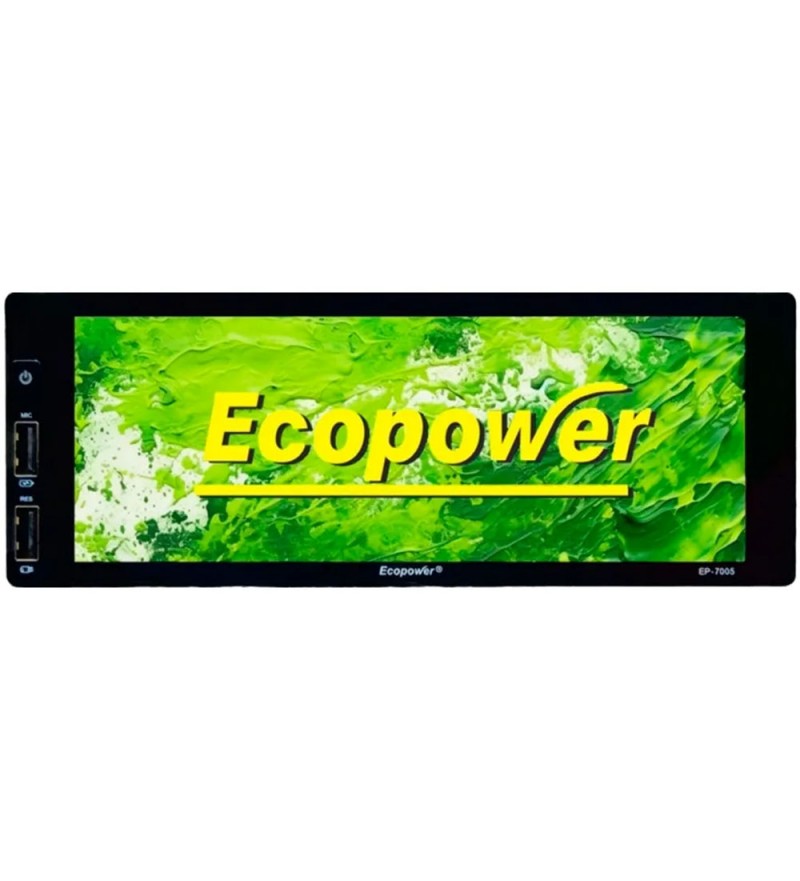 Toca Radio Ecopower EP-7005 6.9" Touch/USB/SD/Auxiliar/Bluetooth/APP