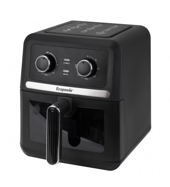 Freidora Airfryer Ecopower EP-3084 5L/200°/1500W/220V - Negro