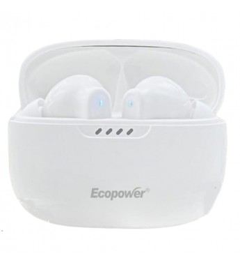 Auricular Inalambrico Ecopower EP H-166 Bluetooth- Blanco 