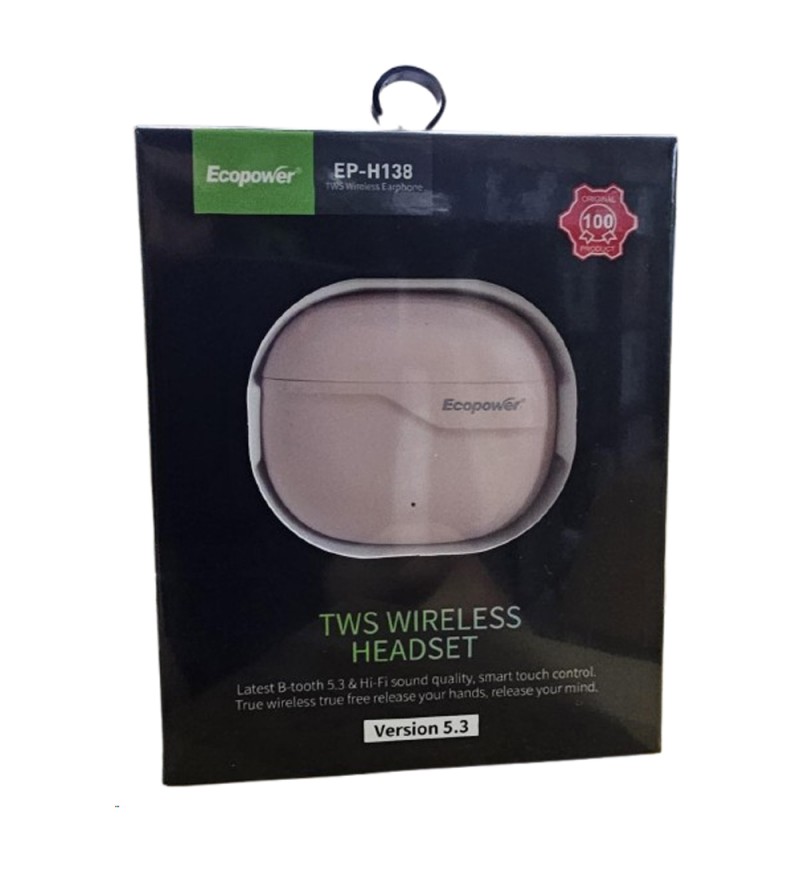 Auricular Ecopower EP-H138 BT -Rosa 