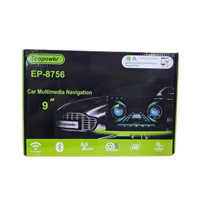 Central Multimedia Ecopower EP-8759 9" 4/64GB HD Carplay/Android