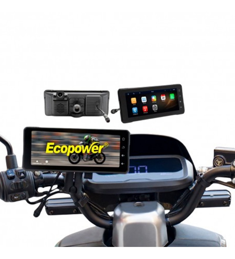 Cámara para Moto Ecopower EP-8752 6.5" 12V - Black