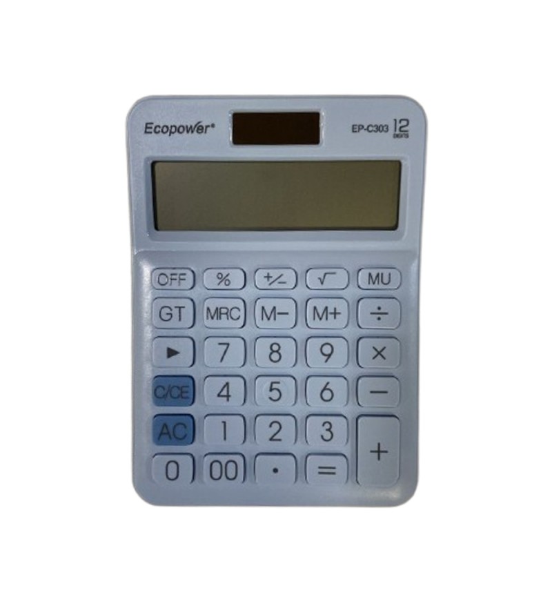 Calculadora Ecopower EP-C303 12 Digitos - Lila