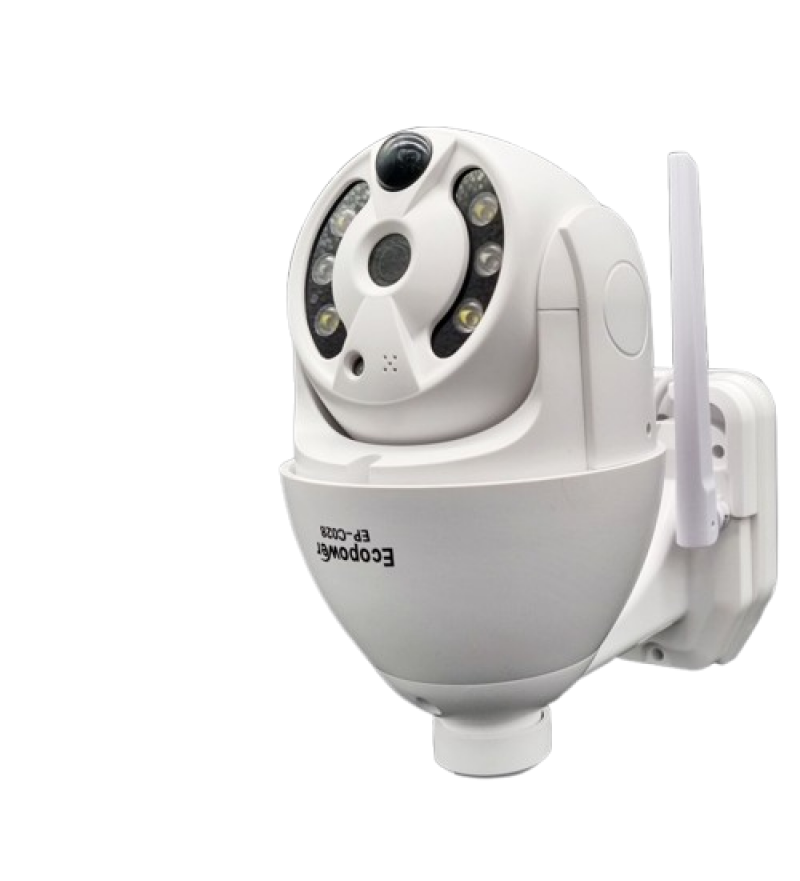 Cámara IP Ecopower EP-C028 3MP/Solar - Blanco