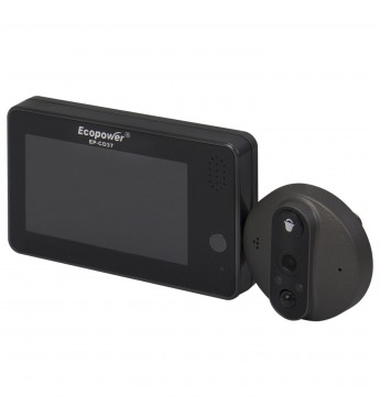 Video Portero Ecopower EP-C037 3MP/Wi-Fi - Negro