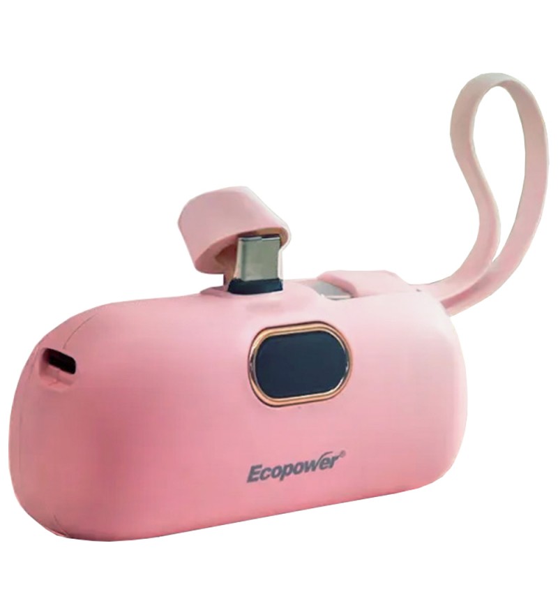Cargador Portátil Ecopower EP-C500 5000MAH USB - Rosa