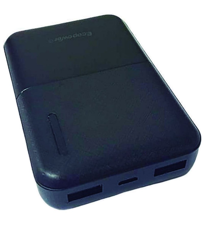 Cargador Portátil Ecopower EP-C802 12000mAh Type C/Lightning - Negro