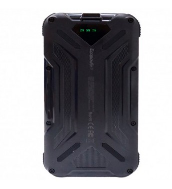 Cargador Portátil Ecopower EP-C805 22000mAh Solar con Linterna - Negro