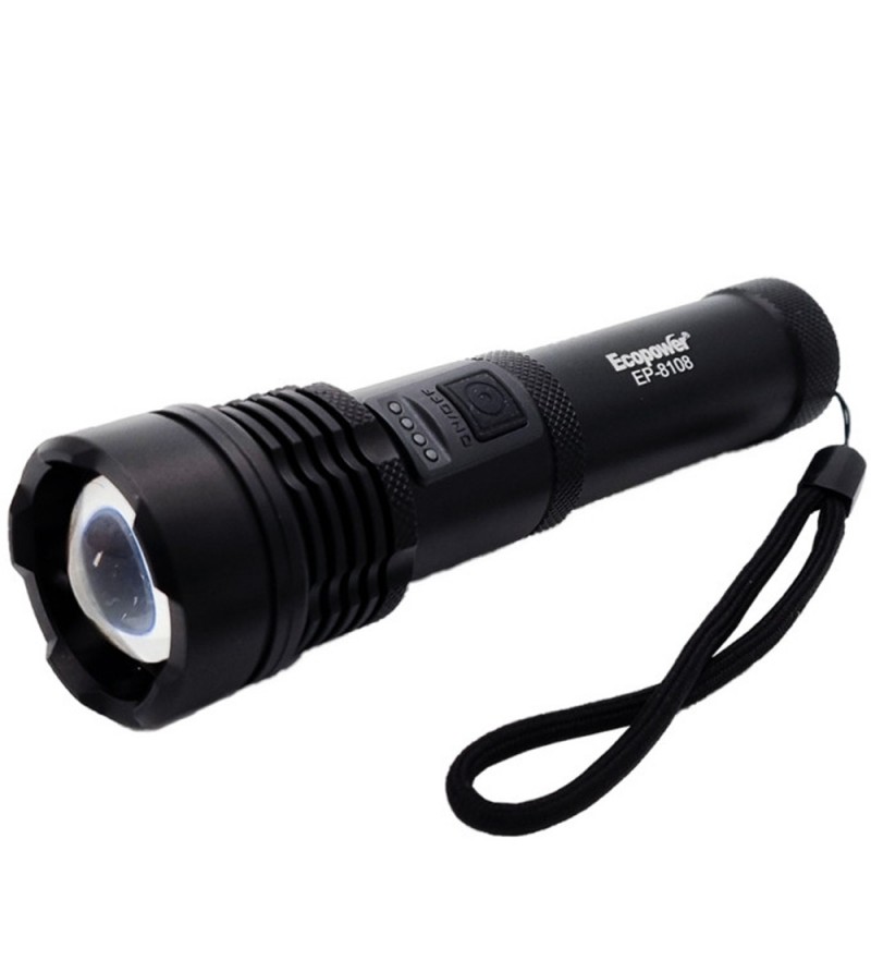 Linterna Ecopower EP-8108 Recargable 1000LM/15W - Negro