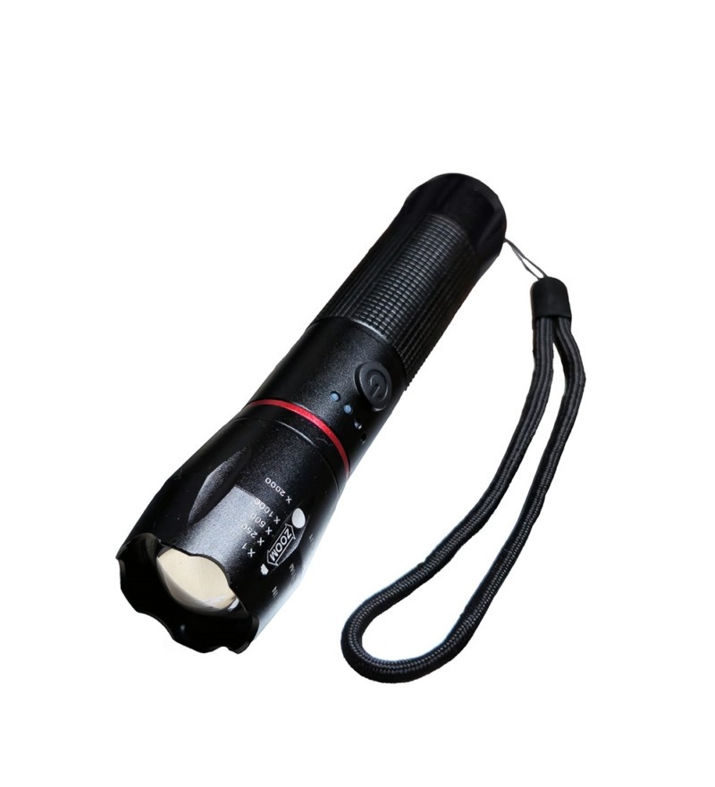 Linterna Ecopower EP-8139 1000LM/3W Recargable - Negro 