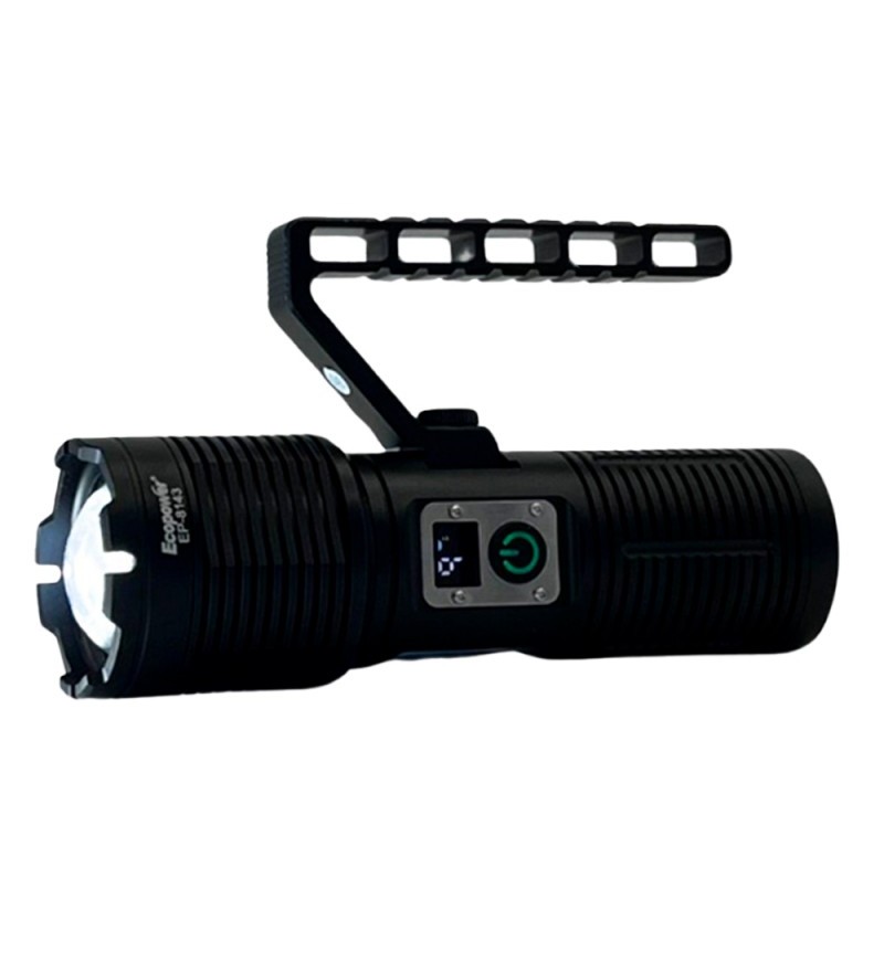 Linterna Ecopower EP-8143 5000LM/2W Recargable - Negro 