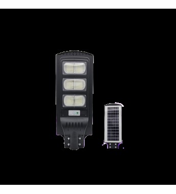 Luz de Poste Ecopower EP-2920 90W Sensor Solar - Negro 