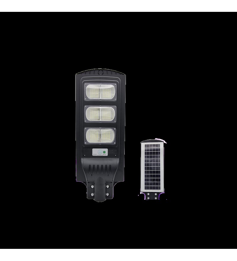 Luz de Poste Ecopower EP-2920 90W Sensor Solar - Negro 