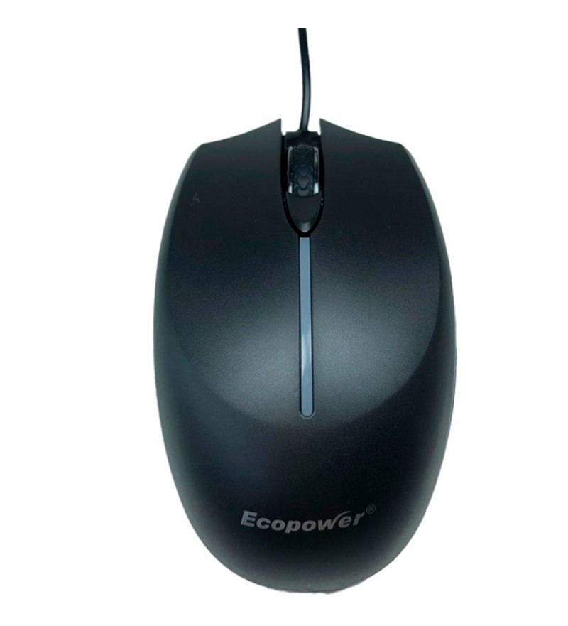 Mouse Ecopower EP-K006 con Cable - Negro