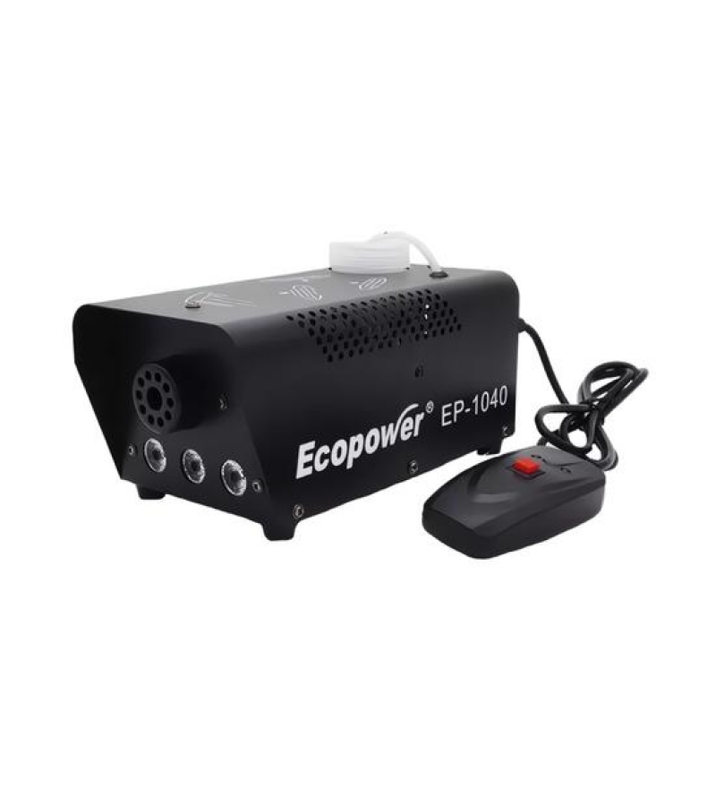  Máquina de Humo Ecopower EP-1040 220V/400W - Negro