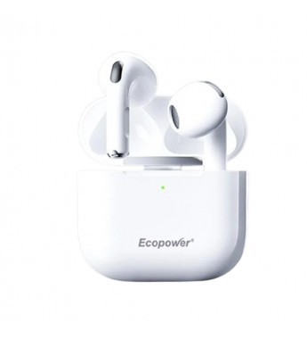 Auricular Ecopower EP-H154 Bluetooth - Blanco