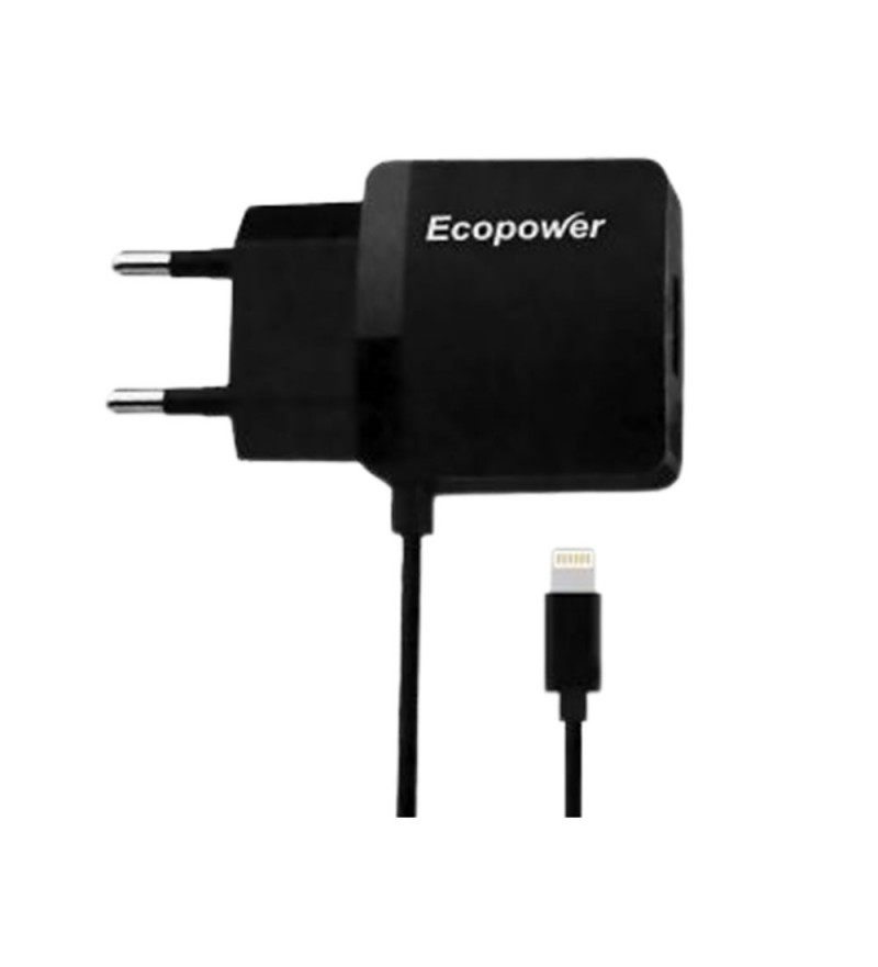 Cargador Ecopower EP-7054 USB-C/USB-A 30W - Negro