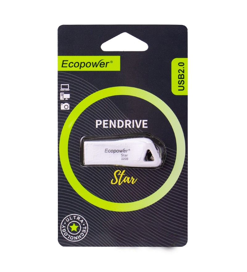 Pendrive Ecopower Star 16GB - Gris