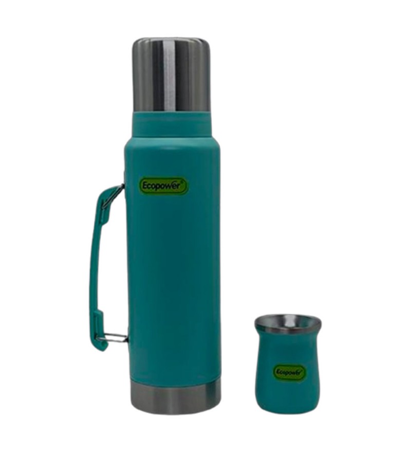 Termo Ecopower EP-G113 1.2L con Guampa - Verde