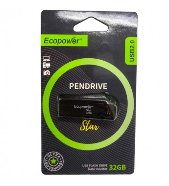 Pendrive Ecopower Star 32GB - Negro