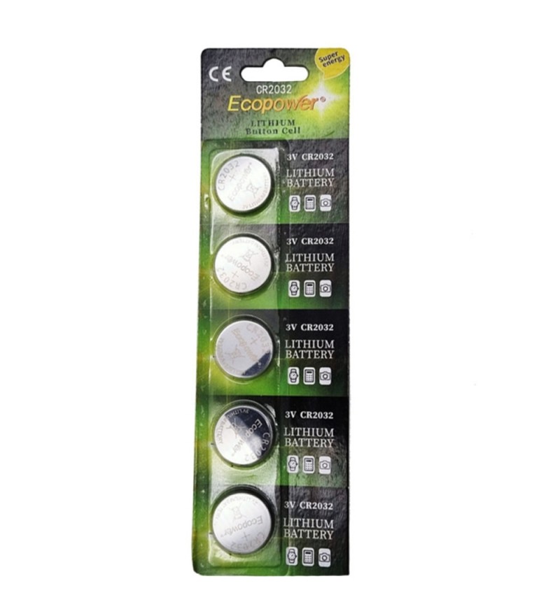 Pila Ecopower EP-CR2032 3V/5 piezas Lithium