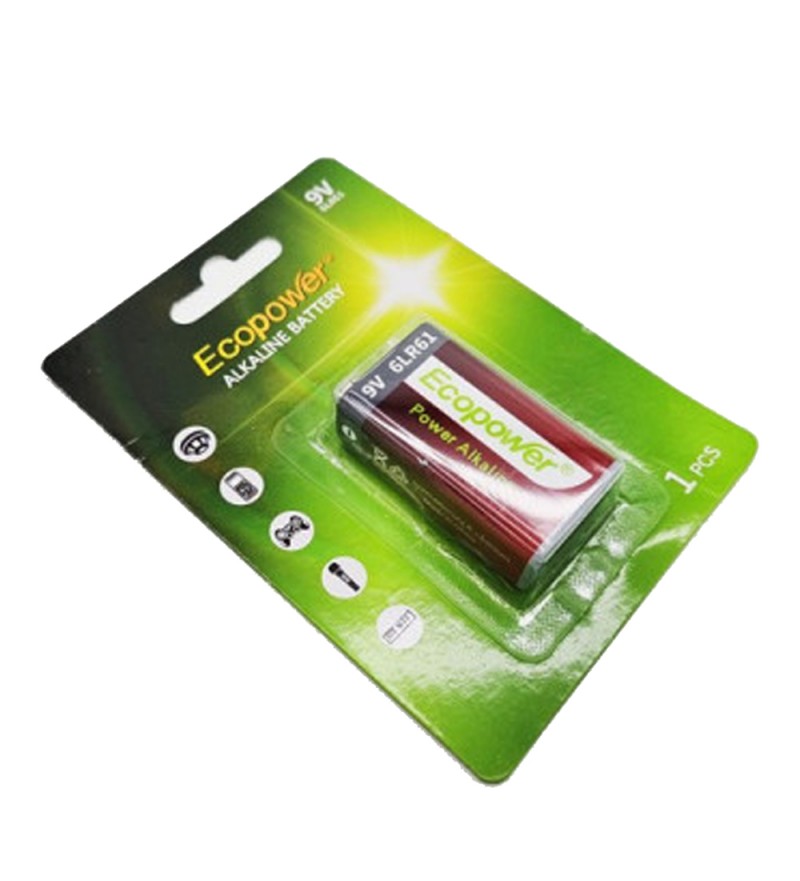 Pila Alkalina Ecopower EP-9VLR61 1 Pieza