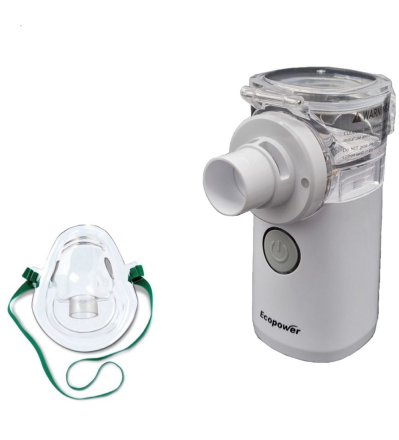 Nebulizador Portátil Ecopower EP-2710 3W/2Pilas/AC5V - Blanco