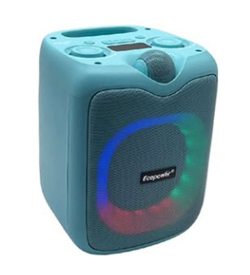 Speaker Ecopower EP-1965 6.5 90W/Bluetooth/USB/Aux/FM/Mic/Recargable - Verde