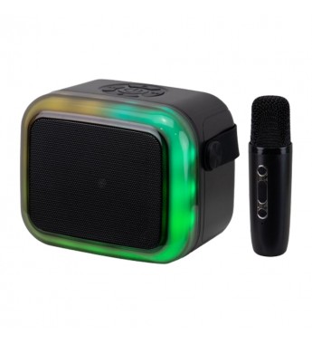 Speaker Ecopower EP-2334 Karaoke 7W Bluetooth/USB/MIC/AUX - Black