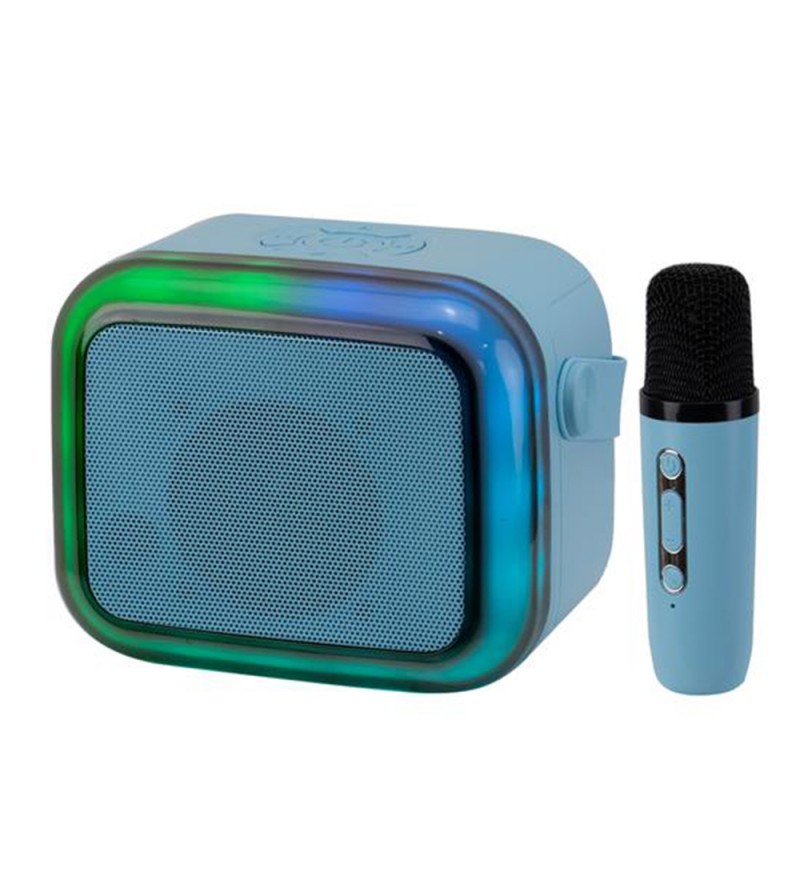 Speaker Ecopower EP-2334 Karaoke 7W Bluetooth/USB/MIC/AUX - Azul
