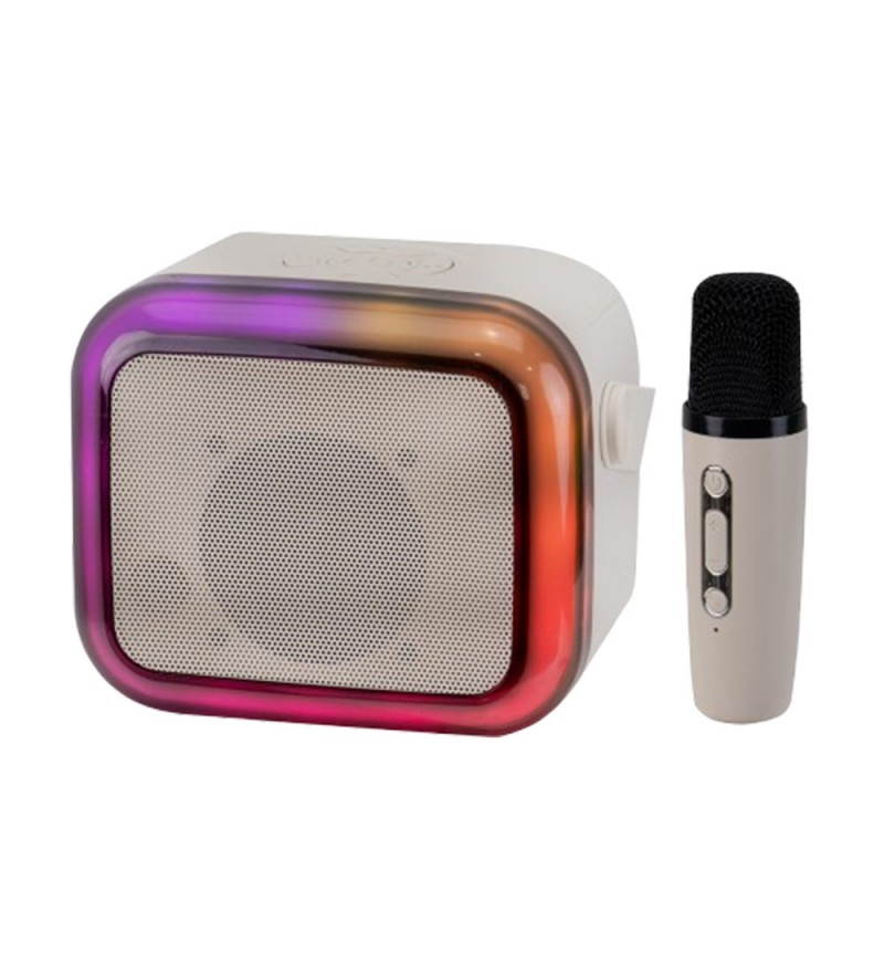 Speaker Ecopower EP-2334 Karaoke 7W Bluetooth/USB/MIC/AUX - Crema