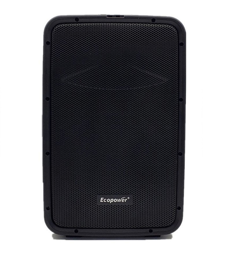 Speaker Ecopower EP-S315 8'' X"/500W/BT/USB/SD/AUX/PROFES/8X con Micrófono 