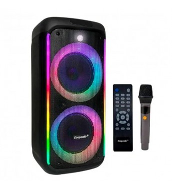 Speaker Ecopower EP-1966 6.5 '' Bt/Usb/Aux/Fm/Mic/Recargable