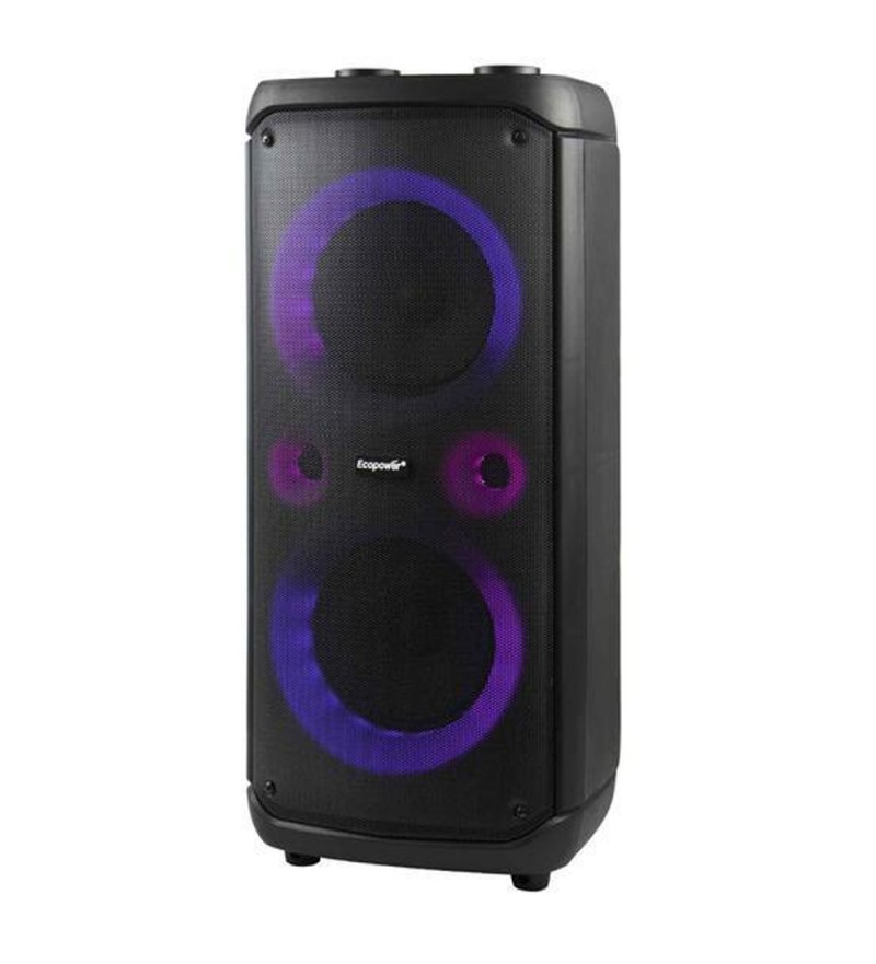 Speaker Ecopower EP-2225 6.5" 2X 40W Bluetooth/USB/MIC - Negro 