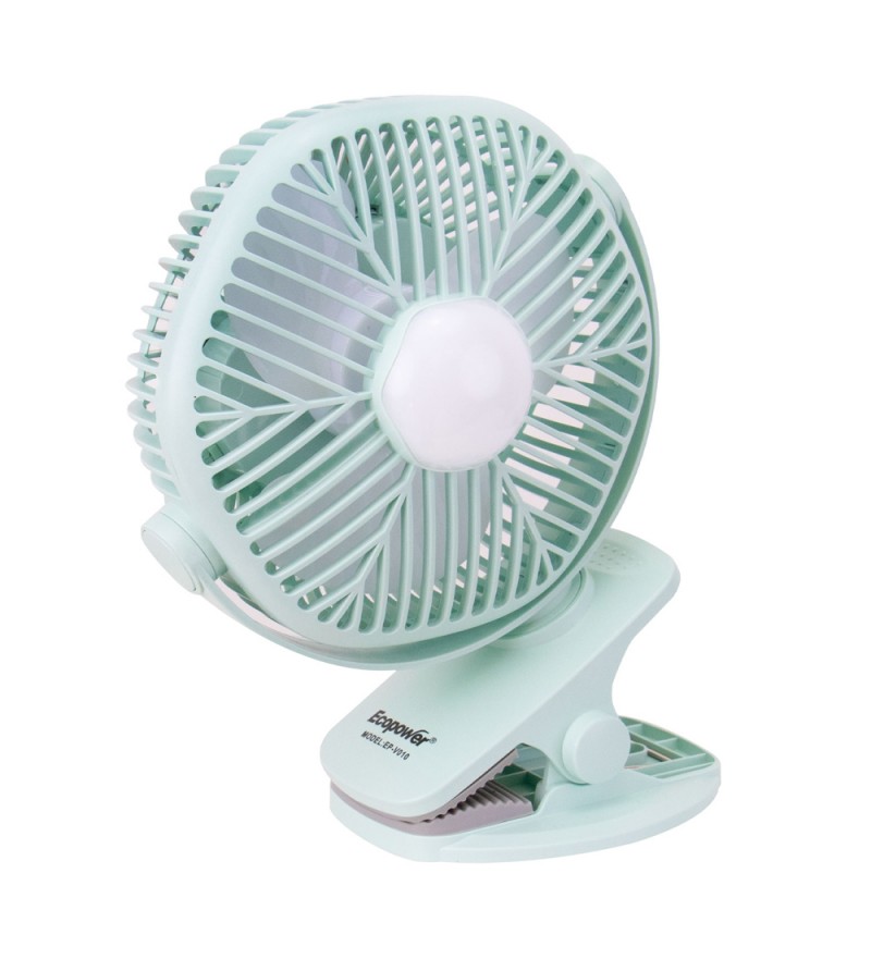 Ventilador Portátil Ecopower EP-V010 3Vel/3Pas/Recargable/Bivolt - Verde
