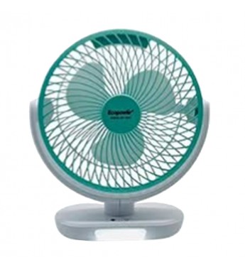 Ventilador de Mesa Ecopower EP-V009 6'' 3 Velocidades/3Pas/Recargable/Bivolt - Verde