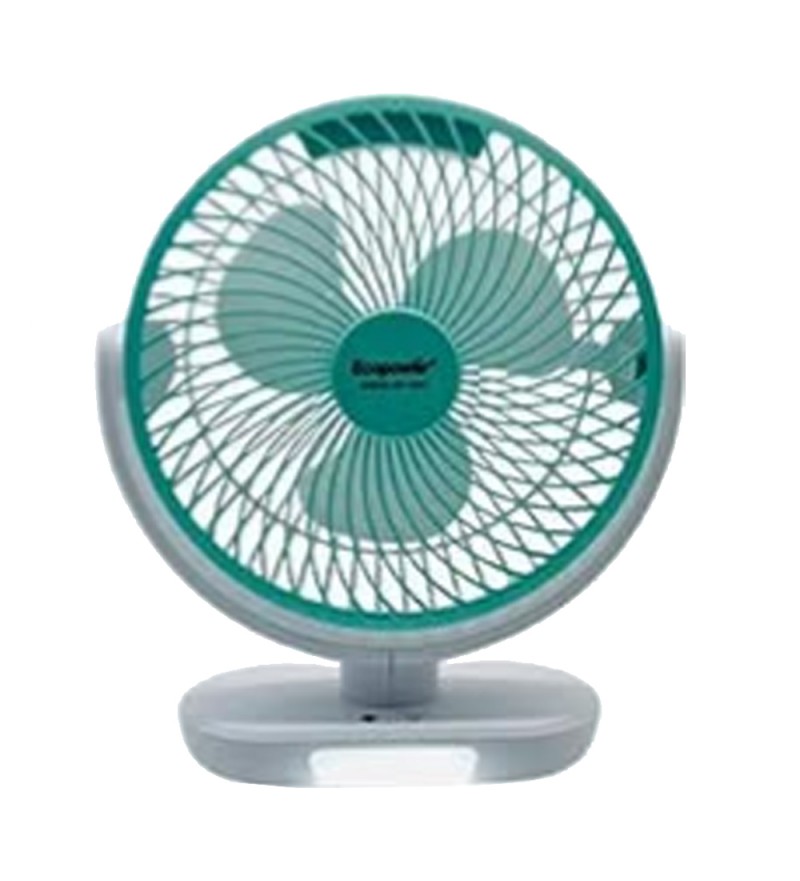 Ventilador de Mesa Ecopower EP-V009 6'' 3 Velocidades/3Pas/Recargable/Bivolt - Verde
