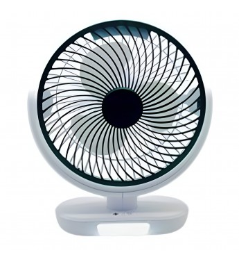 Ventilador de Mesa Ecopower EP-V009 6" 3Vel/3Pas/Recargable/Bivolt - Celeste