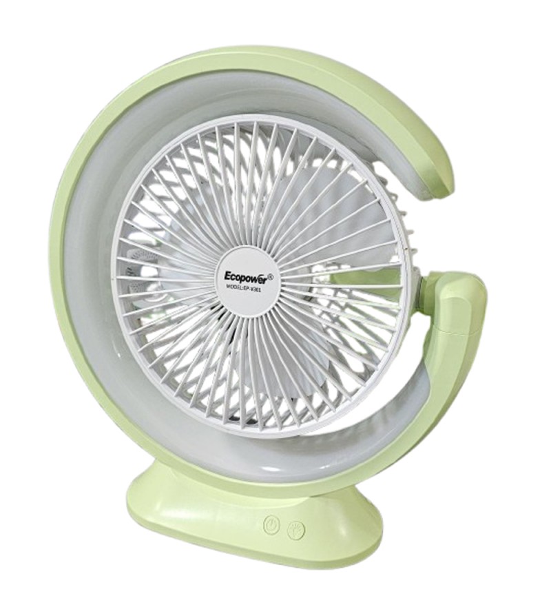 Ventilador Portatil Ecopower EP-V301 5W/5V//RECAR- Verde