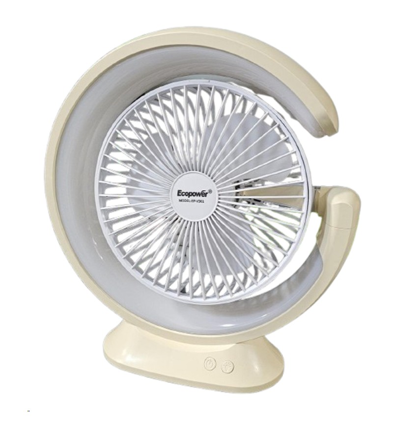 Ventilador Portatil Ecopower EP-V301 5W/5V//RECAR- Khaki