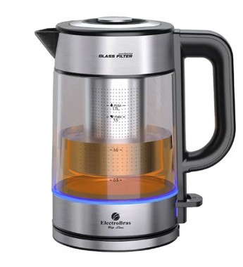 Jarra Eléctrica Electrobras Glass Filter EBJE-06 1.7L 2200W/220V