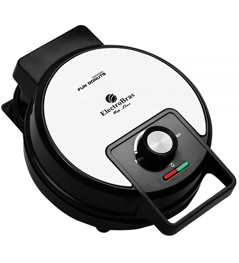Maquina Mini Donuts Electrobras Fun Donuts EBDN-01 1200W/220V - Plata/Negro