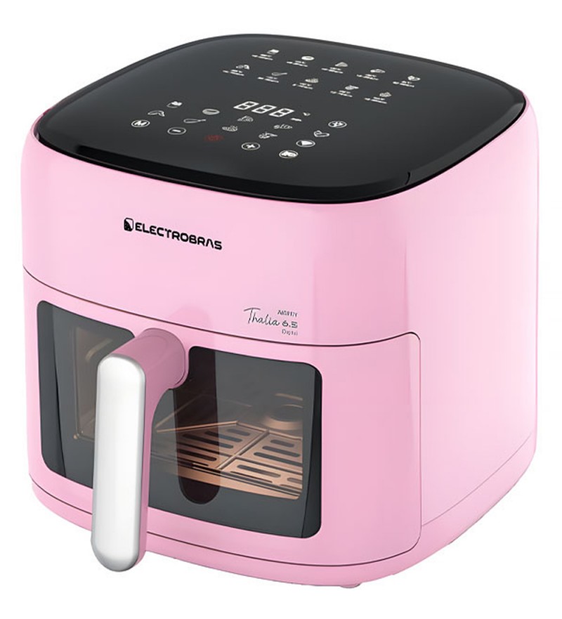 Freidora Eléctrica Airfryer Electrobras Thalia TLAF-65D 6.5L/1500W/110V - Rosa